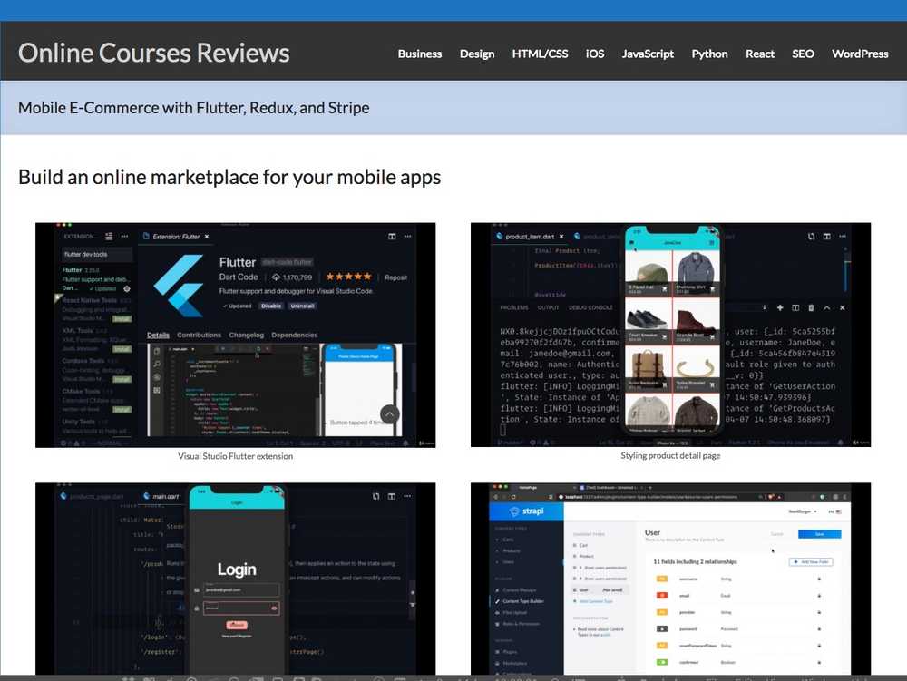 Online Courses Reviews